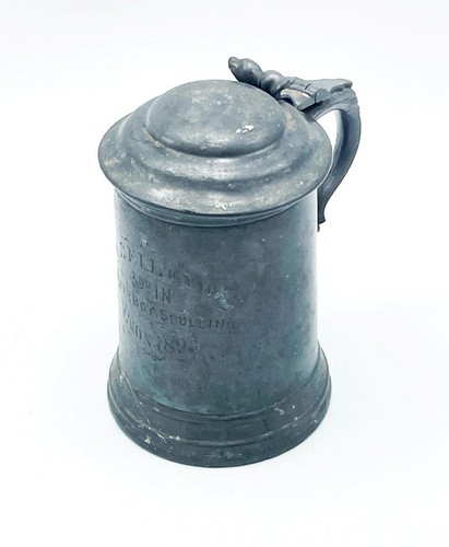 Eton college 1895 pewter - college,