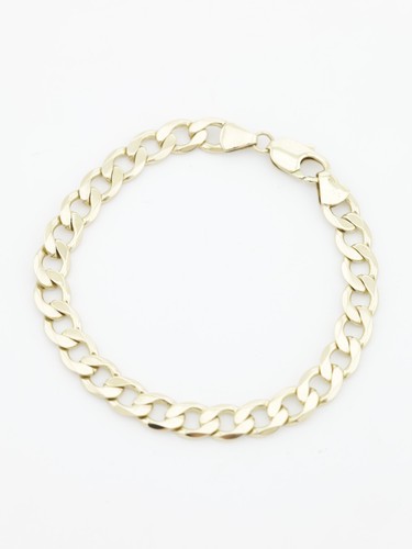 Gold curb link bracelet - curb, 9ct