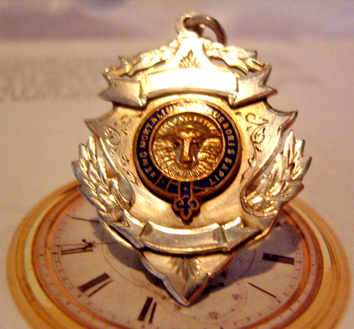 Masonic pocket watch chain fob - watch,