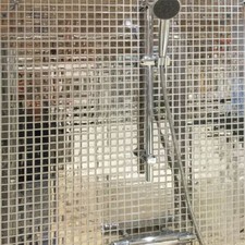 Mirrored Silver Aluminium