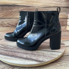 H&M Divided Chunky Heel Faux