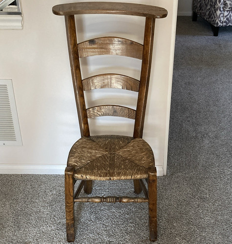 Antique prayer chair - antique,