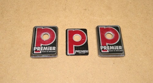 Vintage premier drum - vintage, badges