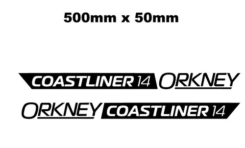 Orkney coastliner sticker - 14,