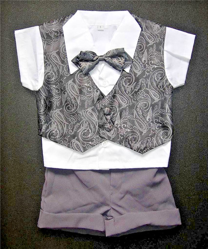 Baby boys grey paisley - boys,