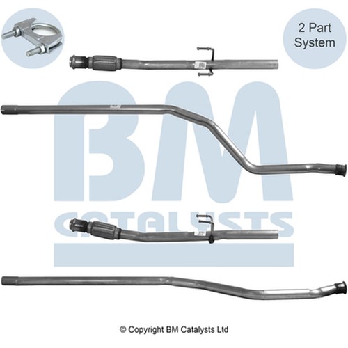 Centre exhaust pipe - centre,
