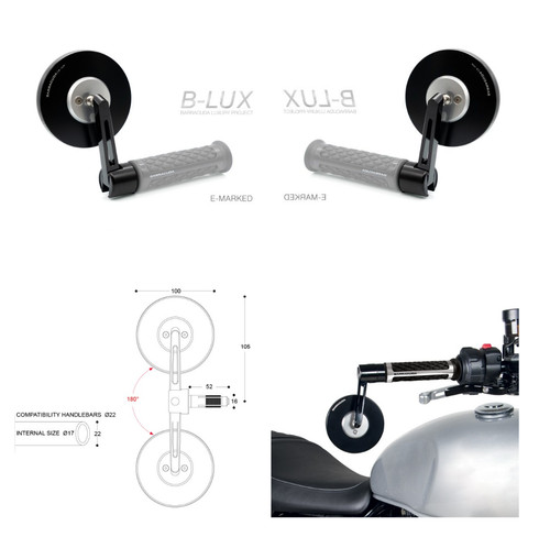 Skin mirrors knob yamaha - skin-s,