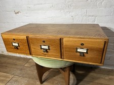Antique Oak File Cabinet  . Free Delivery Available