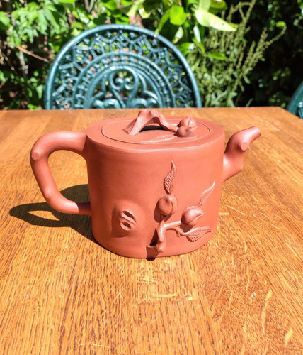 Antique yixing zisha clay tree - antique,