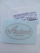 Nissan Almera N15,Tailgate AUTECH Badge Label , new genuine part.