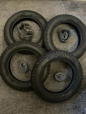 Austin J40 Pedal Car Tyres Pathfinder New Full Set Wheels 4 Inner Tubes Tires