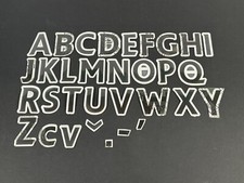 2007 - 2013 OFFICIAL SPORTING ID LEXTRA BLACK PLAYER SIZE SHIRT LETTERS 53MM