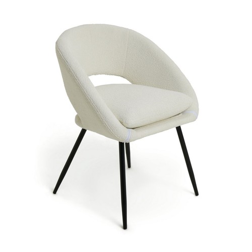 Habitat hermione boucle chair - boucle,