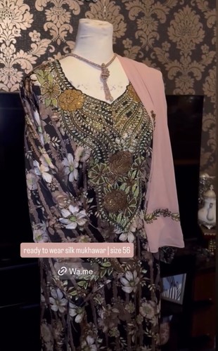 Emirati mukhawar dress floral - emirati,