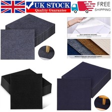 50 Packs Carpet Tiles Commercial Retail Office Premium Flooring Self Adhesive UK