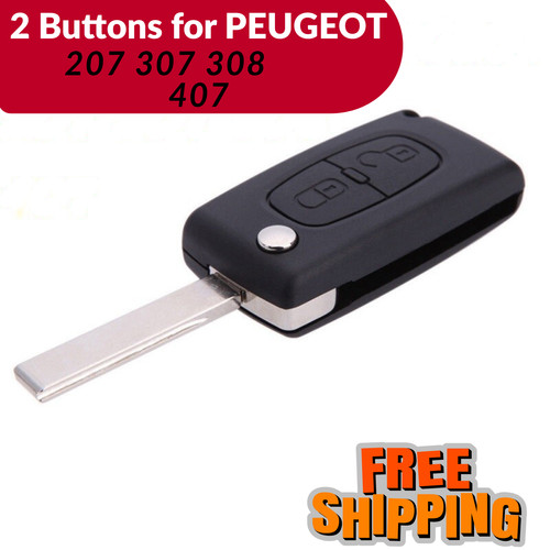 Button flip car key fob - flip,