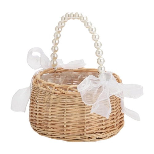 Flower girl basket - girl, wedding