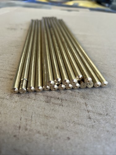 Solid brass rods qty 19x - solid,