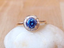 9K Yellow Gold AA Tanzanite &