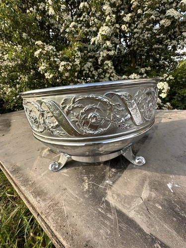 Vintage jardiniere planter pot - vintage,