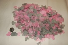 Pink & Grey - Biodegradable Wedding Confetti - Hand made in the UK - Cones? FUN
