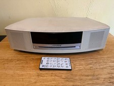 Bose Wave Radio/CD Player Music System AWRCC6 White & Remote Powers On - Read !