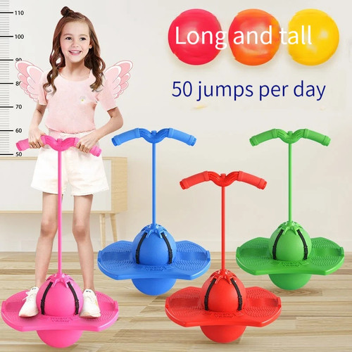 Pogo jumper bouncing ball - jumper, w/