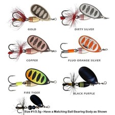 SAVAGE GEAR ROTEX SPINNER  TROUT SALMON PIKE  LURES MEPPS CHOOSE COLOUR & SIZE
