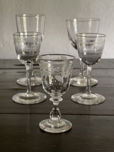 Antique crystal tot port - antique,