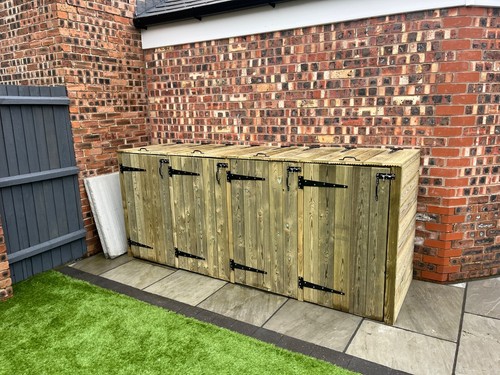 Wheelie bin storage unit - storage,