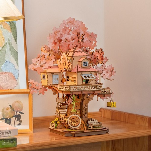 Rolife sakura tree house - rolife, 3d