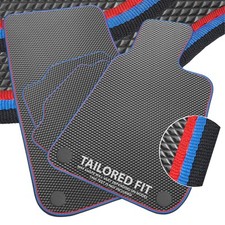 To fit Lotus Elan M100 1989-1995 Luxury Rubber Car Mats Black + Dual Trim