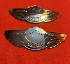 2003 Harley Davidson Tank Badges 100th Anniversary Issue Set Of 2 