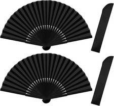 Hand Fan Folding 2Pcs Handheld