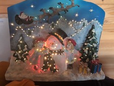 Vintage Fibre Optic Snowman