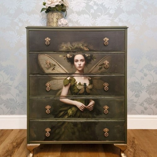 Hand painted fairy - hand-painted,