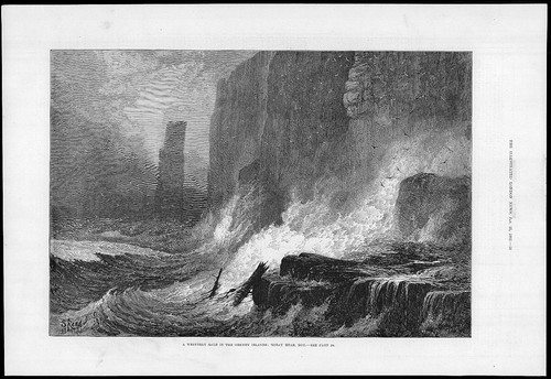 1882 antique print - 1882, scotland