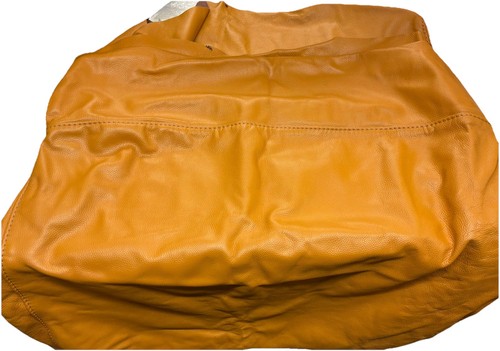 Brown leather scraps - brown, irregular
