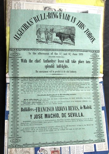 1870 algeciras bull ring - 1870, algeciras'
