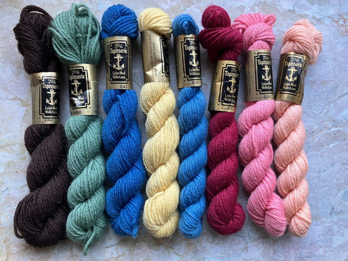 Anchor tapestry wool 20g hanks - 20g,