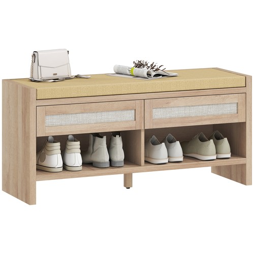 Homcom shoe bench - homcom, with