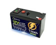 LiFePO4 12V 150Ah Rechargeable Battery Built-in BMS for solar panels