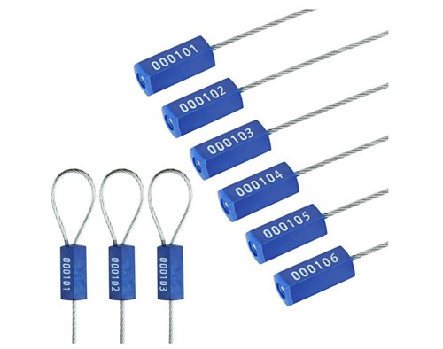 Numbered security cable - numbered,