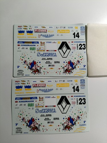 Decals renault clio rally - clio,
