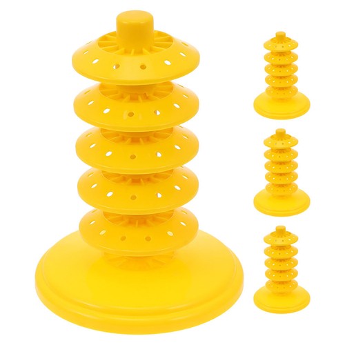 4pcs yellow cake pop stand - pp,