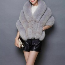 Faux Fur Shawl Winter Shrug Faux Fur Cape Warm Scarf Fur Wraps Weddings Bridal