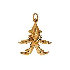 Pre-Owned 9ct Gold Little Clown Pendant