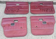 Volvo 164 Door Cards In Red Set Of 4 Rare Items