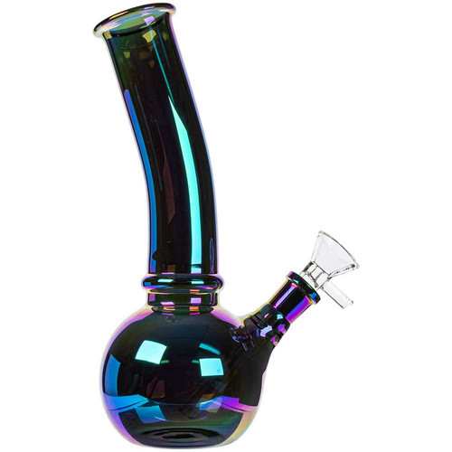 14mm glass water pipe - pipe, 8"
