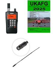 Handheld Scanner - Uniden UBCD 160DN + UKAFG Airband Frequency Guide + MRW-125